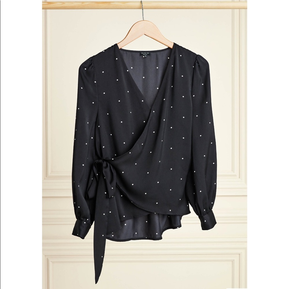 New Stella & Dot - That’s a Wrap Dottie Top - XS